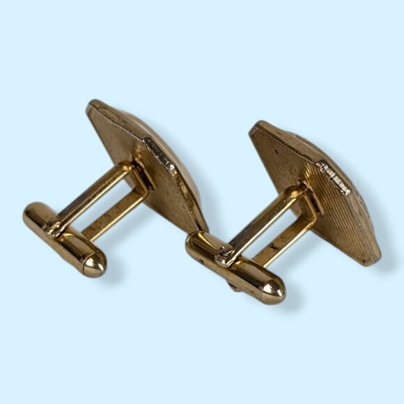 V. Letter "G" Metal Cufflinks - Picture 3 of 5